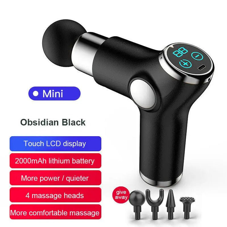 Massage Gun Deep Tissue Percussion Muscle Massager Fascial Gun For Pain Relief Body Neck Vibrator Fitness перкуссионный массажер - GBTech