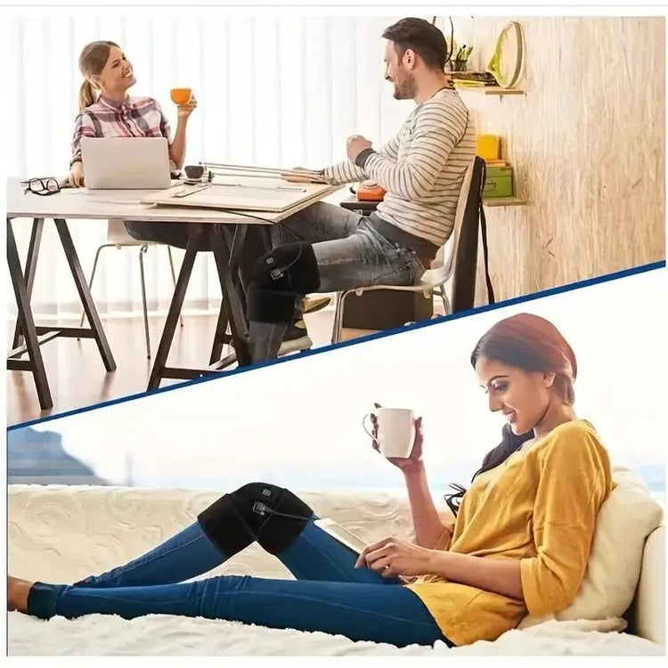 Electric Heating Knee Massage Tool with Adjustable Temperature, Plug in and use Knee Warmer for Health and Protective Belt - GBTech
