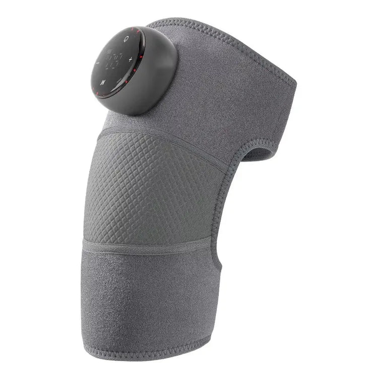 1 Rechargeable Heated Knee Massager, Adjustable 3D Fully Heated Knee Pad With Heating Mode And Adjustable Vibration - GBTech