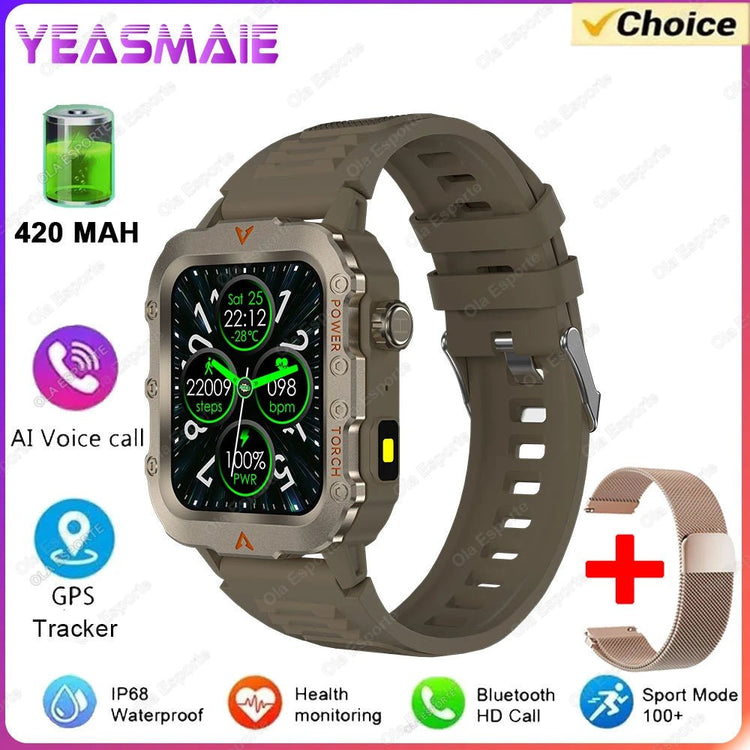Outdoor Sport Smart Watch with Led Lighting Men Women Watches Fitness Track ECG+PGG Smart Watch - GBTech