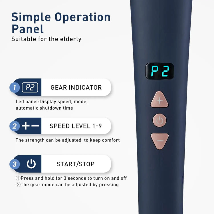 Massage Gun, Muscle Massage Gun for Athletes Handheld Electric Deep Tissue Back Massager, Percussion Massage Gun, Neck Back Mass - GBTech