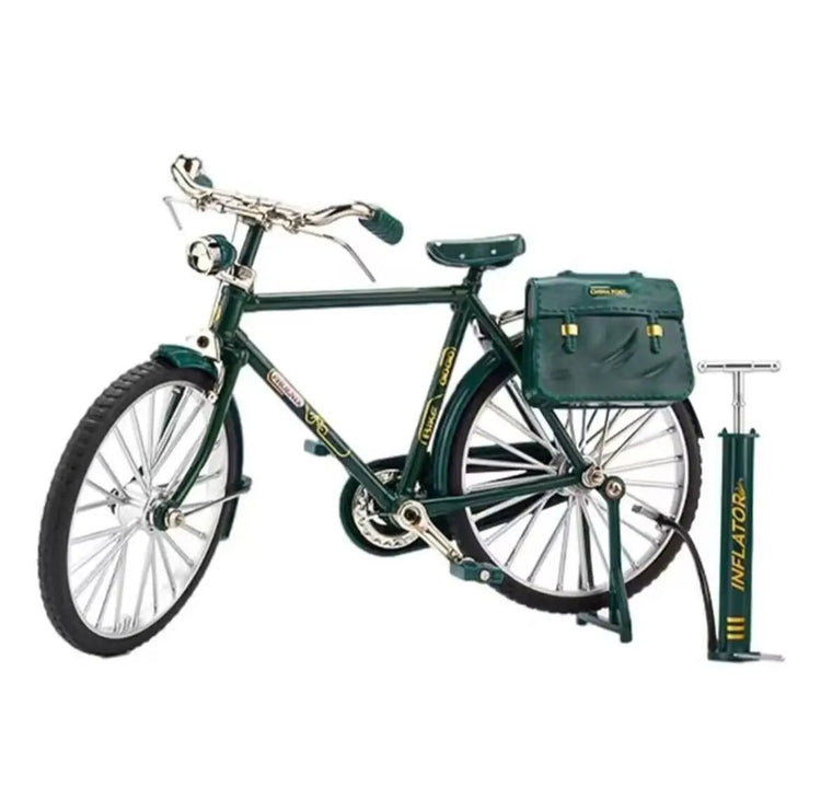 1:10 Model Mini Retro Alloy Bicycle Diecast Mountain Metal Bike With Inflation Pump Simulation Collection Gifts Toys for boys - GBTech