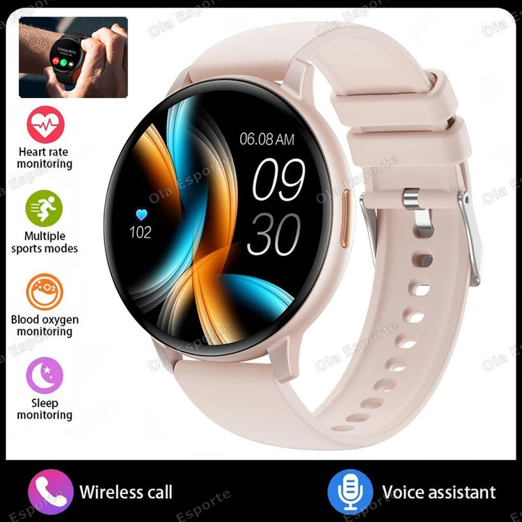 New Smart Watch 2025 Women Men Lady Gift Sports Fitness Watches Heart Rate Monitor BT Call Waterproof Smartwatch For Android IOS - GBTech