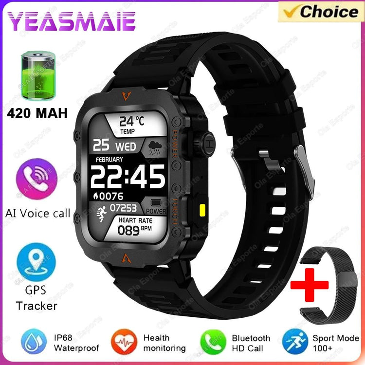 Outdoor Sport Smart Watch with Led Lighting Men Women Watches Fitness Track ECG+PGG Smart Watch - GBTech