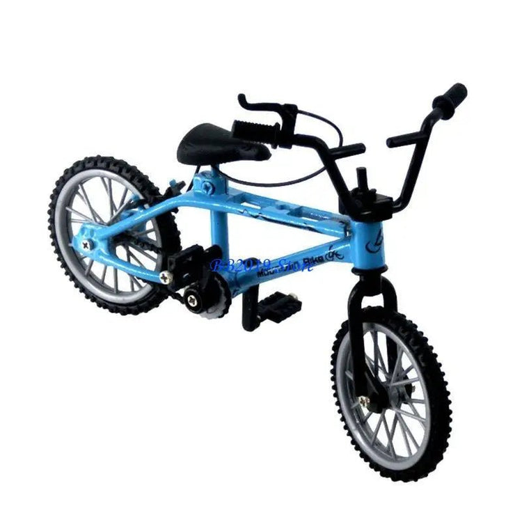 Q0KB Mini Finger Alloy Miniature MTB Bike Model DIY for Creative Simulation Mountain Cycling Kids Educational - GBTech