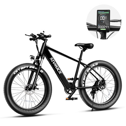 Professional Electric Bike For Adults, 26 X 4.0 Inches Fat Tire Electric Mountain Bicycle, 1000W Motor 48V 15Ah Ebike For Trail Riding, Excursion And Commute, UL And GCC Certified - GBTech