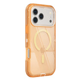 Magsafe Defender Multi-Layer Heavy Duty Shockproof Case for iPhone 17 Pro Max, 16, 15, 14, 13 - Magnetic Transparent Protective Cover