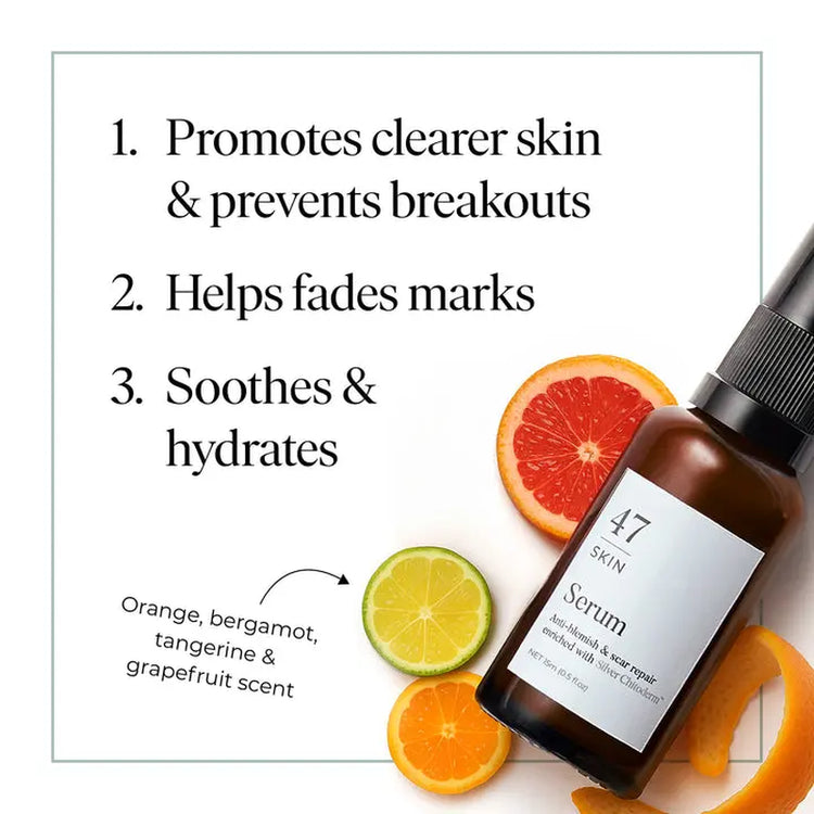 47 Skin Anti-Blemish & Mark Repair Serum, Enriched with Silver Chitoderm 15Ml