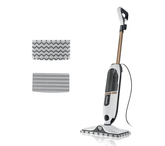 Revolutionary Shark Steamspot Steam Mop with Powerful Steam Blaster & 3 Reusable Pads for Effortless Cleaning