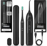 Aquasonic ICON Electric Toothbrush & Water Flosser Bundle - Travel Case, Charging Cord Daily Oral Daily Oral Cleansing