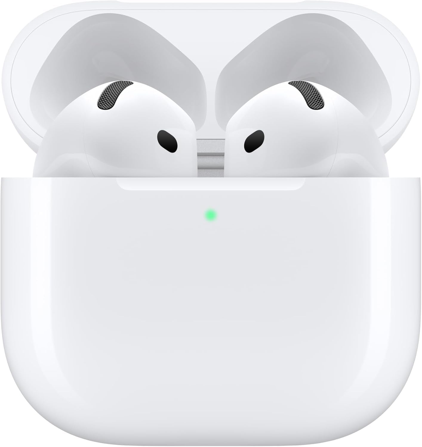 Airpods 4 Wireless Earbuds, Bluetooth Headphones, with Active Noise Cancellation, Adaptive, Transparency Mode, Personalized Spatial Audio, USB-C Charging Case, Wireless Charging, H2 Chip
