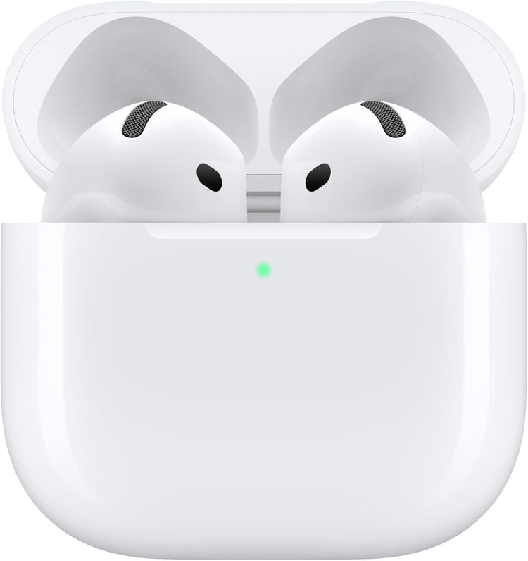 Airpods 4 Wireless Earbuds, Bluetooth Headphones, with Active Noise Cancellation, Adaptive, Transparency Mode, Personalized Spatial Audio, USB-C Charging Case, Wireless Charging, H2 Chip