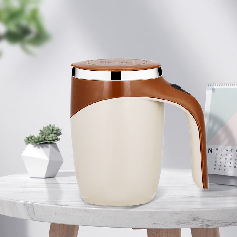 Rechargeable Model Automatic Stirring Cup Coffee Cup High Value Electric Stirring Cup Lazy Milkshake Rotating Magnetic Water Cup - GBTech