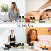 Essential Oil Set - Perfect for Diffuser, Massage, Soap, Candle, Bath Bombs Making, 60X10Ml(0.33Fl.Oz)