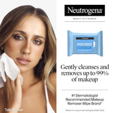 Makeup Remover Wipes Micellar Alcohol-Free Face Towelettes Remove Waterproof Mascara & Oil, Compostable 100% Plant-Based Cloth, Dermatologist & Ophthalmologist Tested, Twin Pack 2 X 25 Ct