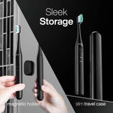 Aquasonic ICON Electric Toothbrush & Water Flosser Bundle - Travel Case, Charging Cord Daily Oral Daily Oral Cleansing