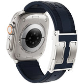 CRAZYGRASS Magnetic Silicone Band Designed for Professional Men All-Day Comfort Fit Simple Premium Strap Soft Durable Watchband Suitable for Smart Watch 44Mm/45Mm/46Mm/49Mm