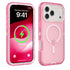 Magsafe Defender Multi-Layer Heavy Duty Shockproof Case for iPhone 17 Pro Max, 16, 15, 14, 13 - Magnetic Transparent Protective Cover