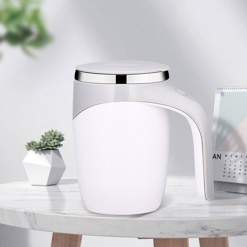 Rechargeable Model Automatic Stirring Cup Coffee Cup High Value Electric Stirring Cup Lazy Milkshake Rotating Magnetic Water Cup - GBTech