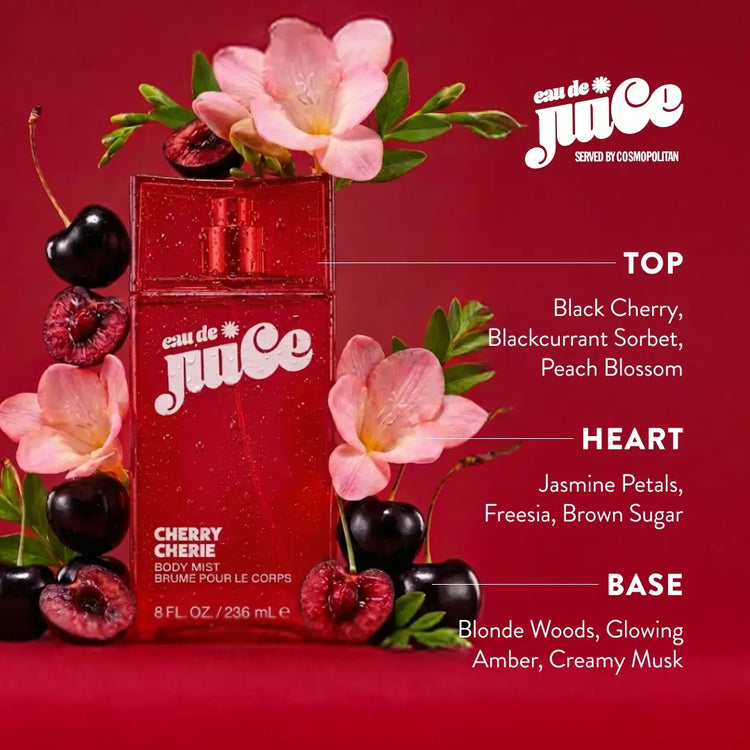 EAU DE JUICE Cherry Cherie Body Mist | 8 Oz / 236Ml