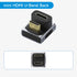 Hagibis Mini HDMI to HDMI Adapter Right Angle 90 Degree Male to Female Mini HDMI Connector L Shape Conventer High Refresh Rate