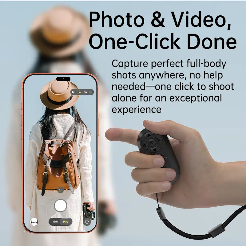 Elevate Your TikTok Experience with the Xring Bluetooth Remote: Effortless Scrolling, Volume Control, and Camera Shutter for iPhone & Android - 2026 Upgraded Version