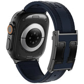CRAZYGRASS Magnetic Silicone Band Designed for Professional Men All-Day Comfort Fit Simple Premium Strap Soft Durable Watchband Suitable for Smart Watch 44Mm/45Mm/46Mm/49Mm