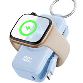 INIU P81 Snapgo Mini 5000Mah Power Bank with Keychain for Apple Watch Ultra SE 2/3 Series Iphone Air 8 ~ 17 Airpods Series 20W Built-In USB C Cable Fast Charge Portable Charger Travel EDC Battery Pack Phone Charger Valentine&