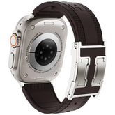 CRAZYGRASS Magnetic Silicone Band Designed for Professional Men All-Day Comfort Fit Simple Premium Strap Soft Durable Watchband Suitable for Smart Watch 44Mm/45Mm/46Mm/49Mm