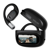 KOUO O1 Open-Ear Wireless Bluetooth 5.4 Headphones with LED HD Display High-Fidelity Sound IPX7 Waterproof for Office Sports Studying Audio Calls