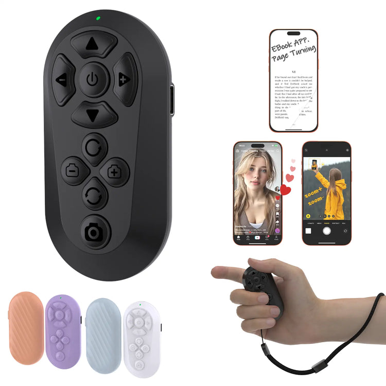 Elevate Your TikTok Experience with the Xring Bluetooth Remote: Effortless Scrolling, Volume Control, and Camera Shutter for iPhone & Android - 2026 Upgraded Version