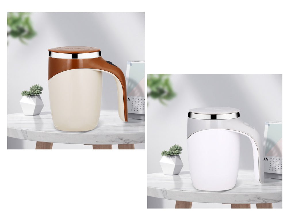 Rechargeable Model Automatic Stirring Cup Coffee Cup High Value Electric Stirring Cup Lazy Milkshake Rotating Magnetic Water Cup - GBTech