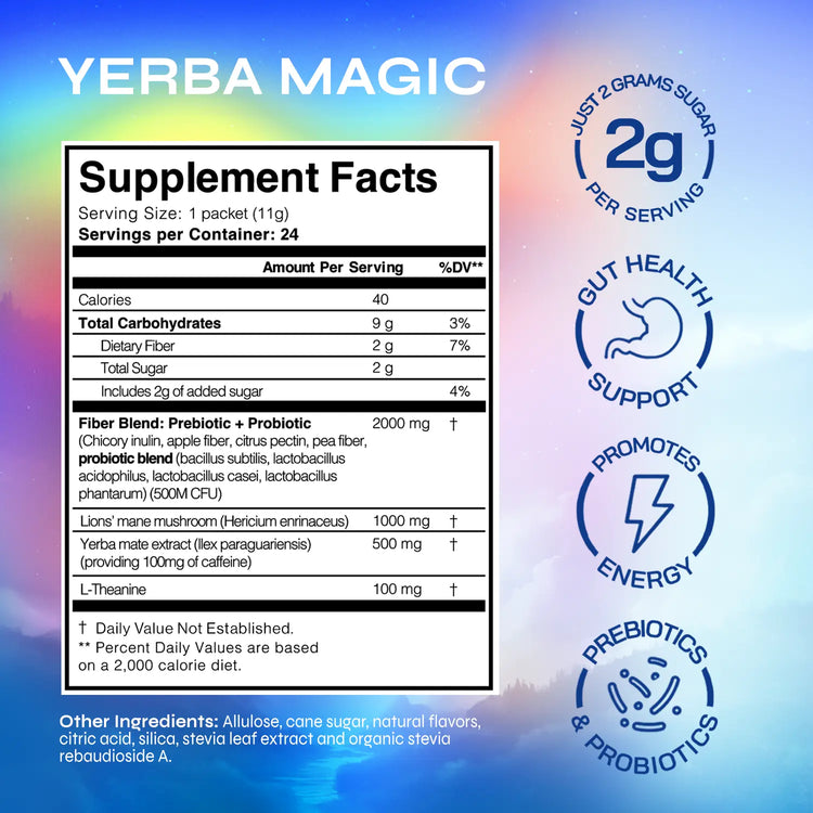 Yerba Magic 2 Pack Bundle: Variety Pack & 5-In-1 Capsules | Yerba Mate, Lion&