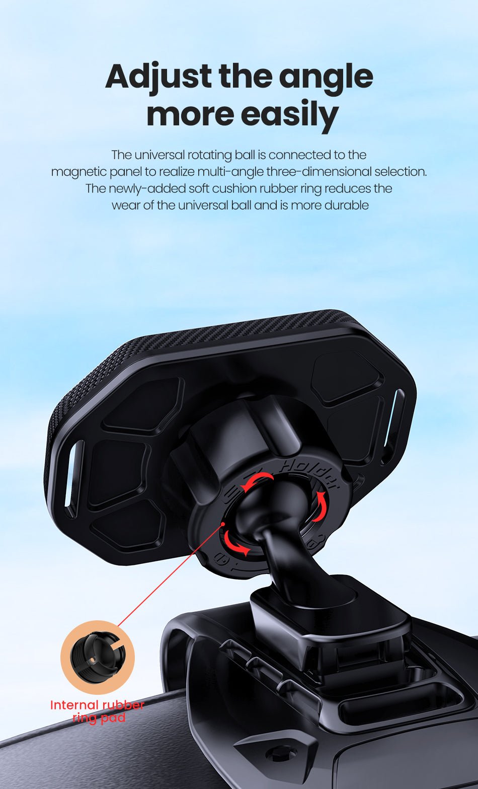 Magnetic Cell Phone Holder for Car Dashboard - GBTech