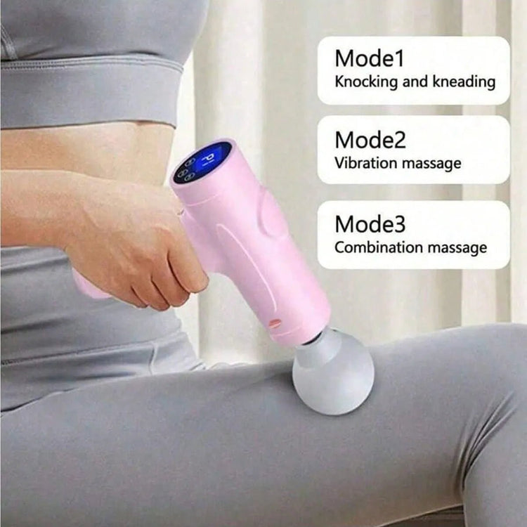 1pc Massage Gun, Deep Tissue Muscle Handheld Percussion Massager For Body, Back And Neck, Ultra Compact Elegant Design - GBTech