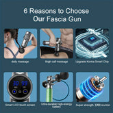 Portable Fascia Gun Vibration Massage Gun For Body Neck Back Deep Muscle Relaxation Fitness Slimming One Head - GBTech