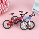 Retro Alloy Mini Finger BMX Bicycle Assembly Bike Model Toys Gadgets Gift Toys Model Mini Portable Bike For Kid - GBTech