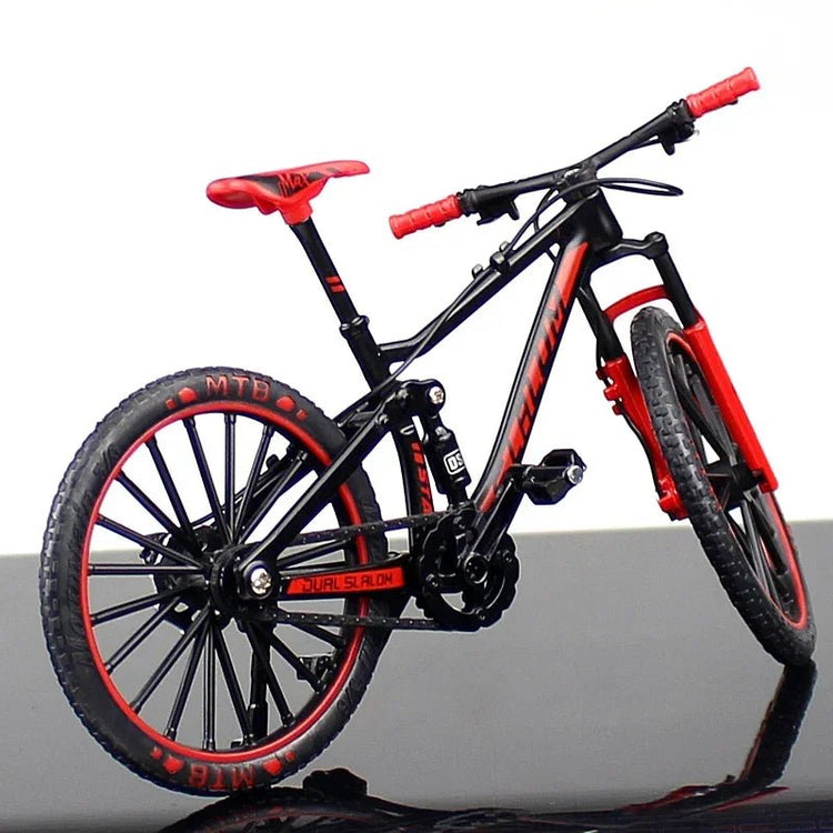 Mini Alloy MTB Racing Bike Toy Realistic Die Cast Metal Model for Thrilling Finger Racing Perfect for Adult and Kid Collectors - GBTech
