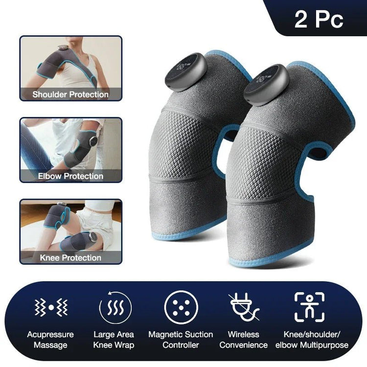 Heating Knee Massager Electric Shoulder Vibrating Massage Pad For Physiotherapy Leg Arthritis Elbow Joint Pain Relief Therapy - GBTech
