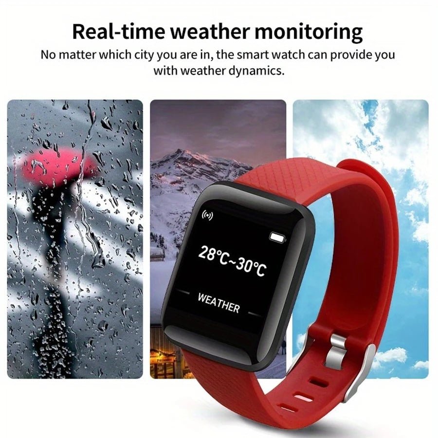 Smartwatch Men Women Wristwatches Smart Watch Message Fitness Monitor Bracelet Birthday Gift Electronic Clock For Android IOS - GBTech
