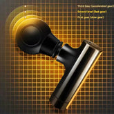 1pc Massage Gun, Deep Tissue Muscle Handheld Percussion Massager For Body, Back And Neck, Ultra Compact Elegant Design - GBTech