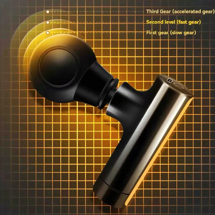 1pc Massage Gun, Deep Tissue Muscle Handheld Percussion Massager For Body, Back And Neck, Ultra Compact Elegant Design - GBTech