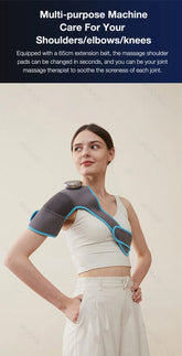 Heating Knee Massager Electric Shoulder Vibrating Massage Pad For Physiotherapy Leg Arthritis Elbow Joint Pain Relief Therapy - GBTech