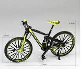 Mini Alloy Mountain Bike Model Die - Cast Metal for Realistic Finger Racing.Thrilling Collectible for Adult & Kid Bike Enthusiasts - GBTech