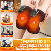 Thermal Knee Massager 3 in 1 Shoulder Knee Elbow Heating Massage Support Brace Rechargeable Vibration Pad Machine Muscle Relax - GBTech