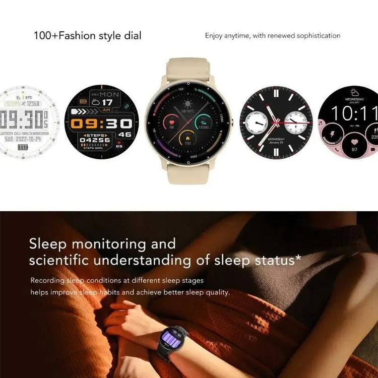 K32C 2023 Smartwatch Zl02Pro Fitness Trackers 1.39" TFT - screen Intelligent Watch Healthy IP67 Waterproof BLE5.2 - GBTech