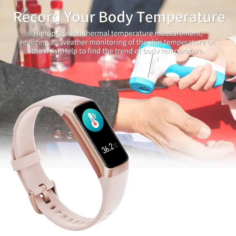 LIGE Amoled Smart Watch Men 2023 Smart Band Women Heart Rate Blood Smartwartch Waterproof Smart Bracelet Sport Fitness Tracker - GBTech