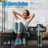 Deep Muscle Massage Gun Electric Percussion Pistol Massager For Body Neck Back Leg Fitness Tool 30 Levels Deep Muscle Massage Gu - GBTech