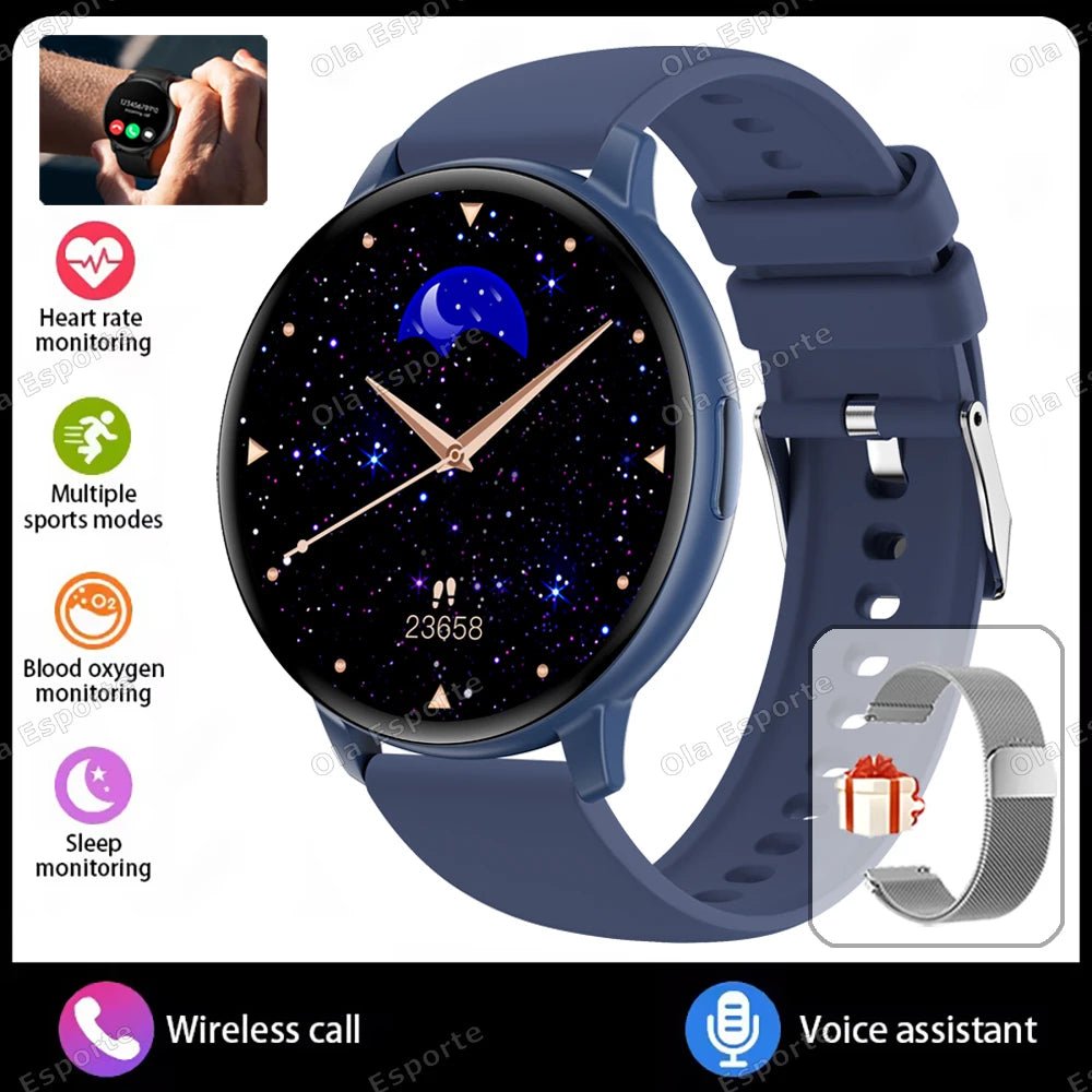 New Smart Watch 2025 Women Men Lady Gift Sports Fitness Watches Heart Rate Monitor BT Call Waterproof Smartwatch For Android IOS - GBTech