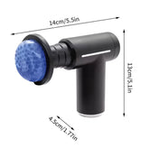 Mini Muscle Massage Gun Body Massager Deep Handheld Percussion Massager For Body Back Neck Leg Cold And Hot Compress Fascia Gun - GBTech